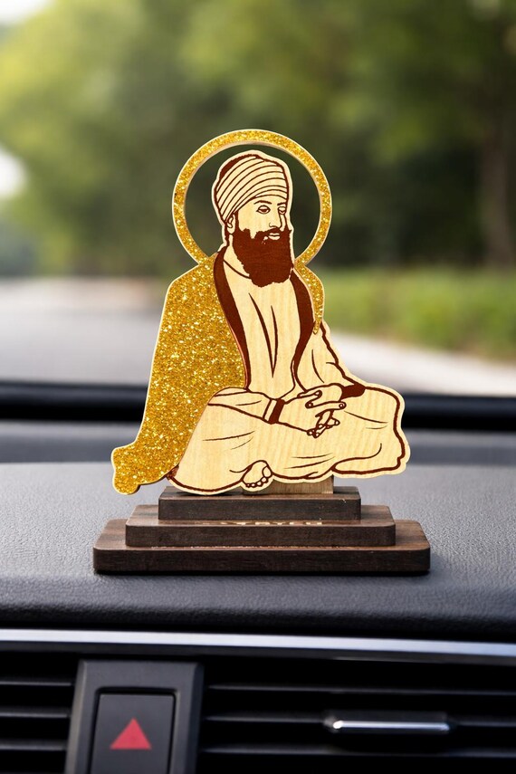 Guru Teg Bahadur Ji dashboard idols, Car Dashboard Accessories, Sikh gift Items,