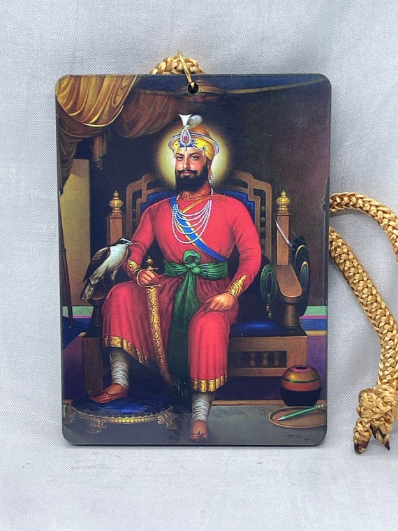 Guru Gobind Singh Ji, Sikh Guru Car Hanging, Car Accessories, Sikh Car Decor, Sikh Gift Items.