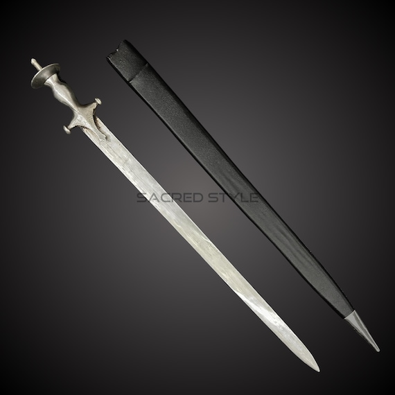 Saif, Sarbloh Personalized Engraved Kipran 3 foot, Sikh kakar, Sikh Kakkar, Sikh Shastar, Sikh Gift Items,