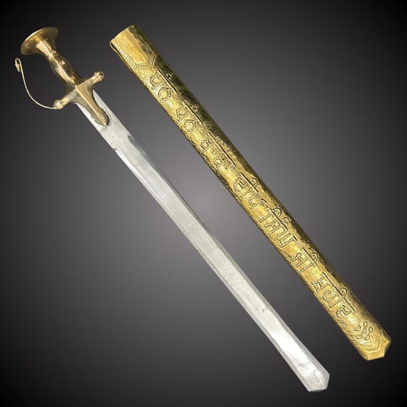 Big Khanda, Kirpan, Sarbhloh Khanda, Sikh kakar, 3 foot, Baba Deep Singh Ji Khanda, Kakkar, Sikh Shastar, Sikh Items,