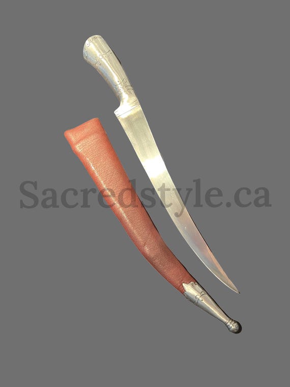 Hand Made Sarbloh Khanjar, Pesh Kabz, Sikh Kakar, Kukri, Kakkar, Sikh Gift Items