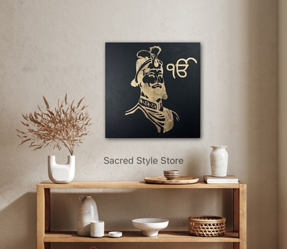 Hand Made Guru Gobind Singh Saroop | Sikh Wall Art | Sikh Portrait | Sikh Home Decor |  Sikh Gift Items