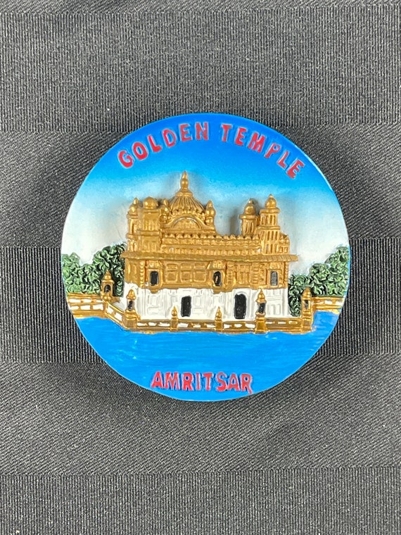 The Golden Temple Fridge magnate, Sri Darbar Sahib, Home Decor, Sikh Items,
