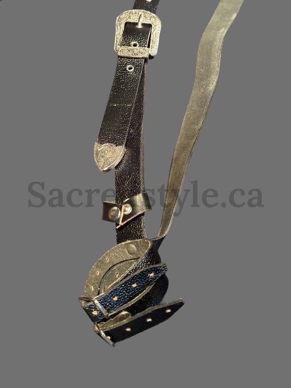 Gatra, Thin Leather Gatra, Kirpan strap, Khanjar strap, Kukri strap, Sikh Kakar, sikh Kakkar, Sikh Items.