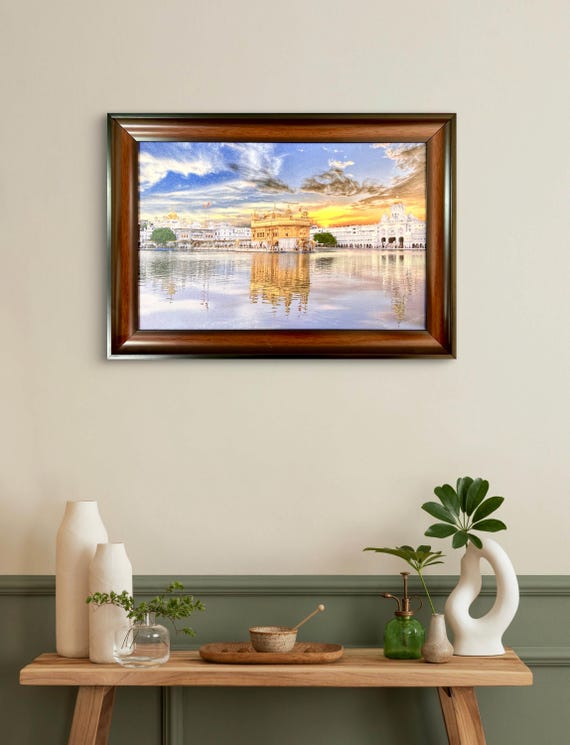 Sri Darbar Sahib, The Golden Temple Photo, Amritsar Sahib, Sikh home decor, Sikh gift items,