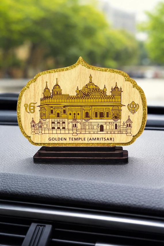 The Golden Temple | Car Dashboard Decor | Car Decor | Punjabi Art | Truck Dashboard Decor | Gift items | Sikh items |