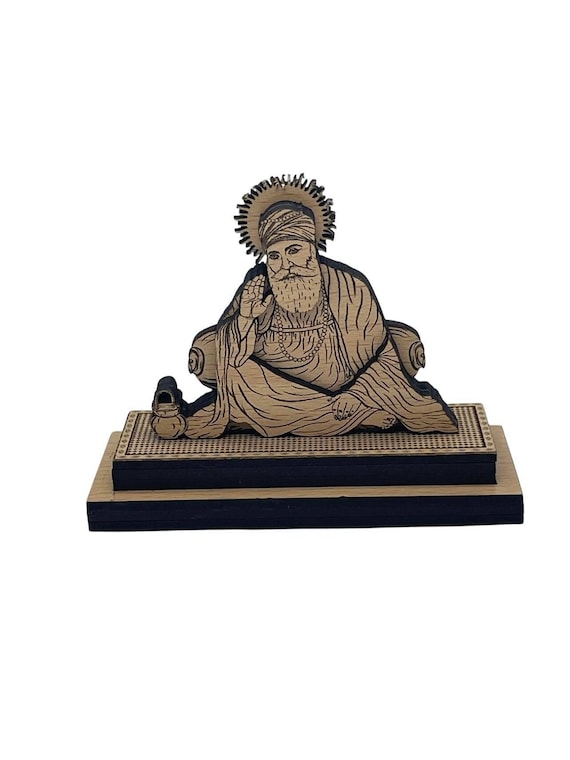 Baba Deep Singh Ji, Guru Nanak Dev Ji, Dashboard idol, Wood Car dashboard decor, Guru Gobind Singh ji, Punjabi Sikh Items,