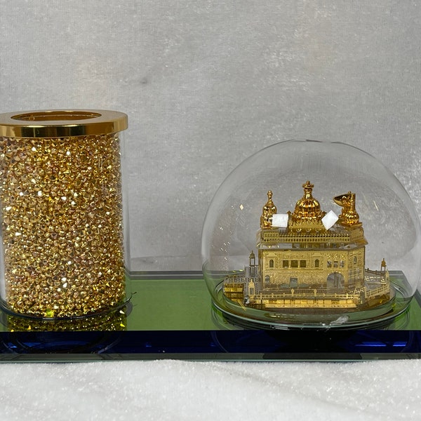 The Golden Temple 24k Gold plated model, Siri Darbar Sahib, Siri Amritsar sahib, Punjabi gift items, Mothers day gift, Punjab, Sikh Items,