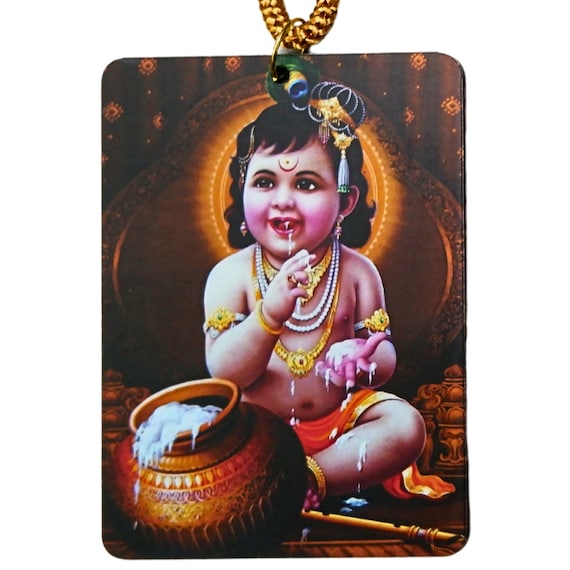 Siri Krishan ji, Radhe Radhe, Car Hanging, Car Decor, Hindu Gift items,