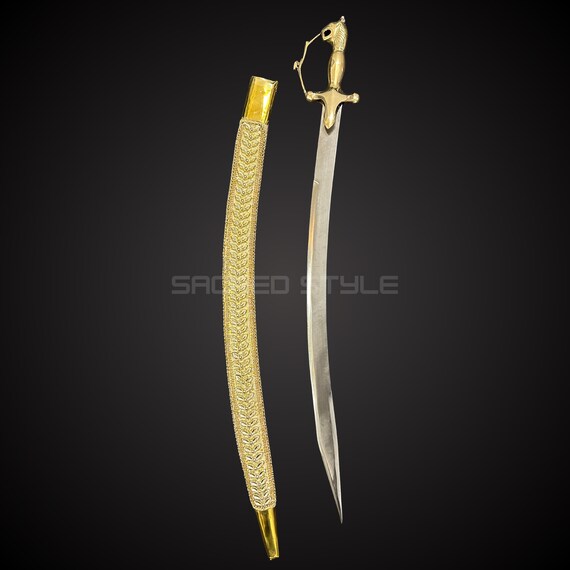 Big Kirpan, Wedding kirpan, Decorated Kirpan, Big Sword, Groom Accessories, Wedding Accessory, Punjabi items, Sikh Items,