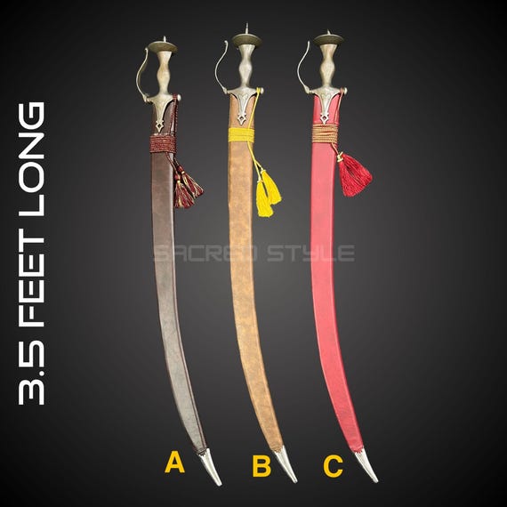 Big Kirpan, Personalize Engraved Sarohi made of Sarbloh, Tega, Sikh kakar, Taksali kirpan, Sikh Kakkar, Sikh Shastar, Sikh Items,