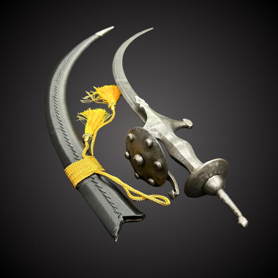 Big Kirpan, Sarbloh Kirpan with dhal handle, Goliya, Sikh kakar,Sikh kirpan, Sikh Kakkar, Sikh Shastar, Sikh Gift Items,