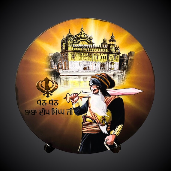 Baba Deep Singh Ji Table Top, Sikh Home decor, Sikh Gift Items,