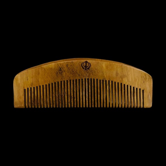 Kanga, Wood comb, Khanda, Sikh Kakkar, Sikh Gift Items, Sikh Accessories,