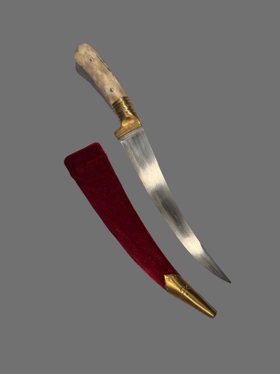 Khanjar, Sarbloh and Brass Pesh Kabz, Sikh Kakar, Kukri, Kakkar, Sikh Gift Items