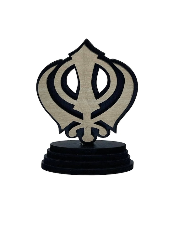 Khanda Car Dashboard Decor Sikh Khanda Car Accessories Home Decor Office Desk  Decor 