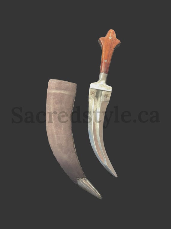 Hand Made Sarbloh Khanjar, Pesh Kabz, Sikh Kakar, Kukri, Kakkar, Sikh Gift Items
