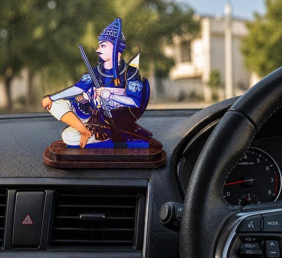 Baba Hanuman Singh ji Dashboard Idol, Car Decor, Car Dashboard accessories, Sikh items.