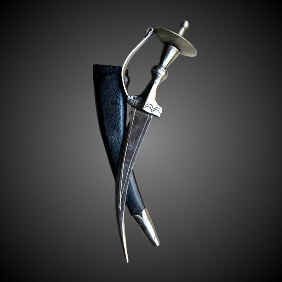 Sikh Khanjar, Sarbloh Khanjar 20 inches, Sikh Kirpan, Sikh Kakar, Pesh Kabz, Nihang Singh Ji, Sikh Gift Items