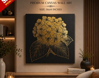 Handgemaakte wanddecoratie met goudfolie, metallic canvas met Indiase veren (14x14 inch), moderne woonkamerdecoratie, luxe canvasprint, ingelijst kunstwerk, cadeau