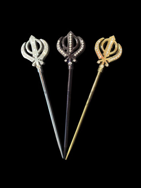 Baaz, Khanda Baaz, Turban accessories, Baaj, Salayi, Sikh Gift Items,