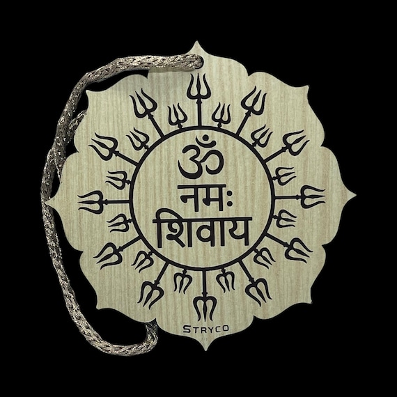 Om Namah Shivaye Car Hanging, Hindu Car Decor, Hindu gift items,