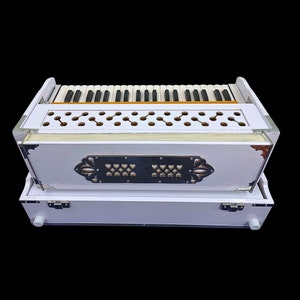 Wooden Foldable Harmonium 3.5 Octave, 440 HZ,  Hand Made Export Quality Product, Indian Musical Instruments (Made in INDIA)