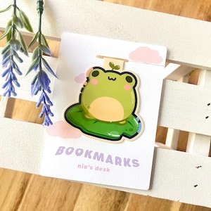 Froggy Bookmark | Cute magnetic bookmark | Page Saver | Book Accessories | Book Gifts