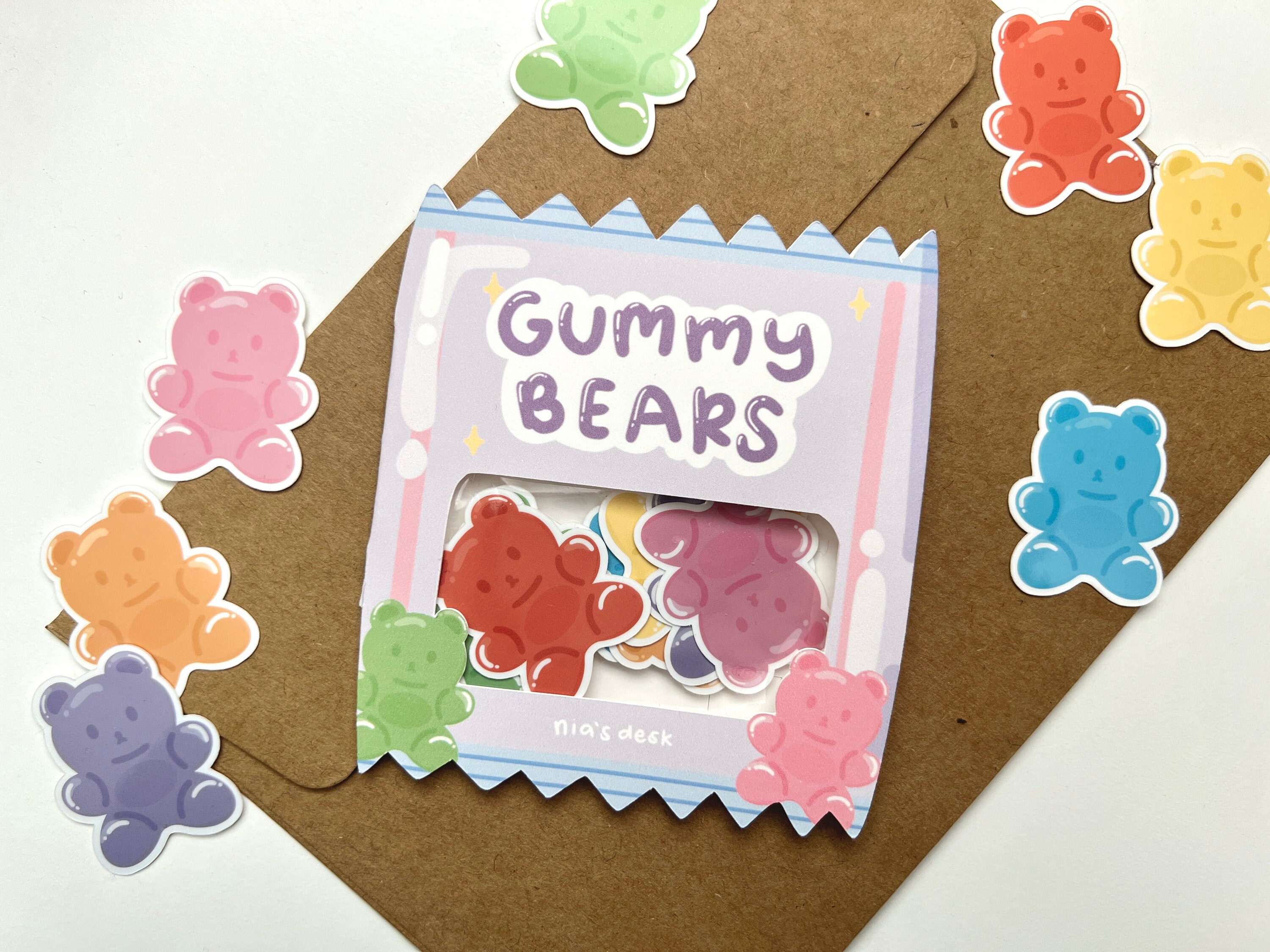 Gummy Bears Sticker for Sale by Fifiyaa