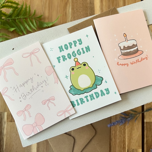 Mini Birthday Greeting Cards