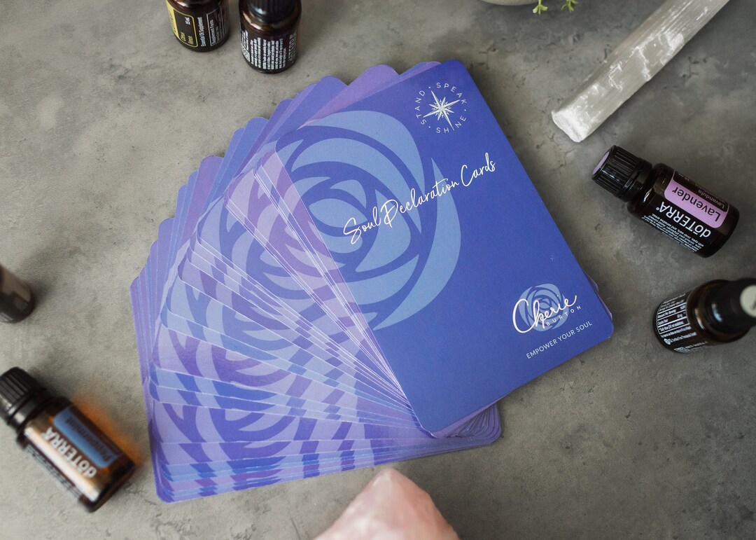 Soul Declaration Affirmation Card Deck - Etsy
