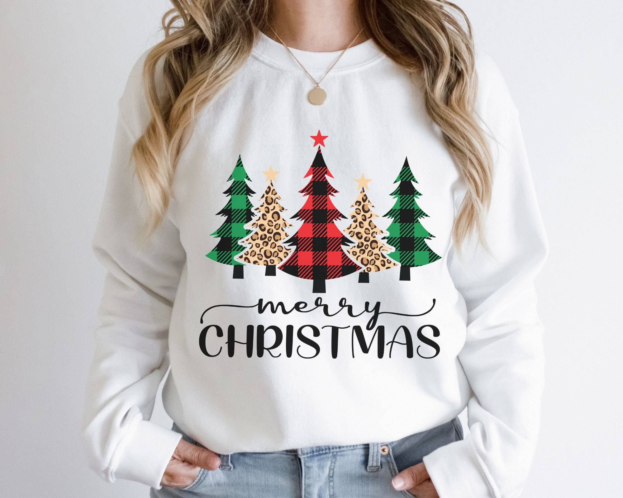 Sweat-shirt Femme Noël Motif Couronne - Taille L (XL Large), 100% Coton, Occasion Très Propre