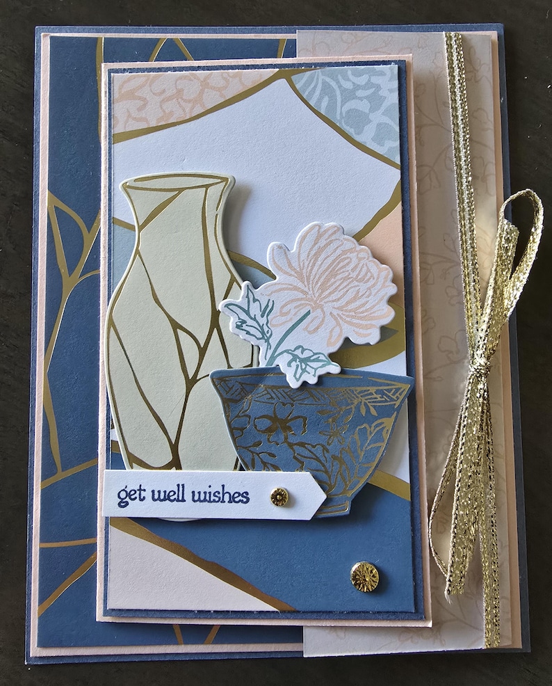 Get Well Wishes Vase Card - Etsy