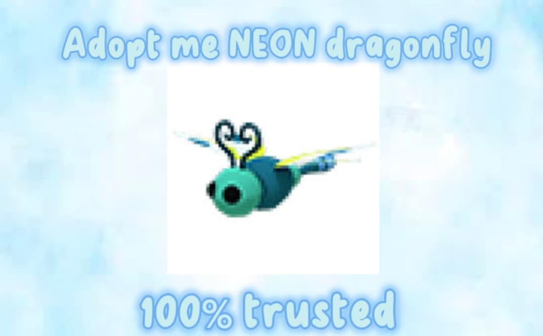 Roblox Adopt Me Neon Dragonfly Etsy Roblox Adopt Me Neon Dragonfly Etsy