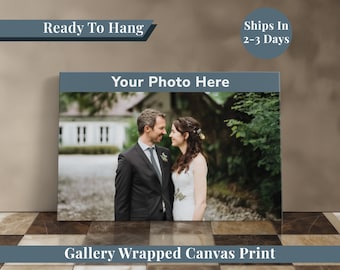 Canvas Print From Photo Wall Art For Home Decor Gift For Wedding Photo Display Family Portrait Wall Decor Living Room Art Piece Gallery Wrap