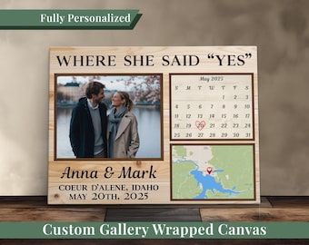 Personalized Engagement Gifts For Couples Who Have Everything Bridal Shower Gift For Bride To Be Gifts She Said Yes Engagement Party Gifts