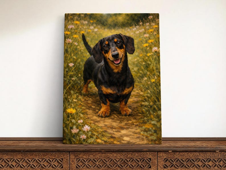 Custom Pet Memorial Gift Oil Painting From Photo Pet Loss Gifts Dog Memorial Gift Dog Portrait From Photo Dog Remembrance Gift Cat Portrait zdjęcie 19