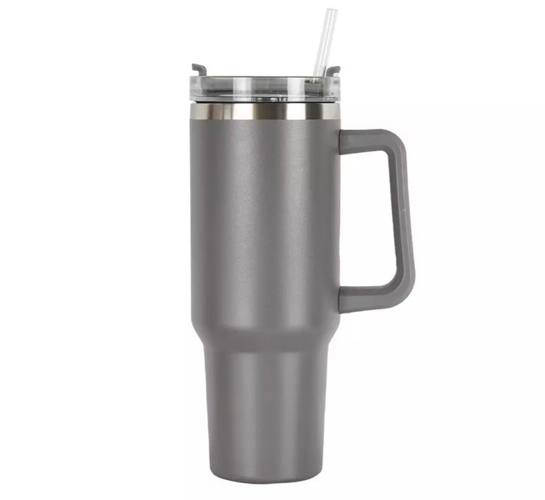 Stanley Cup Dupe 40oz Tumbler Cup With Handle and Straw Etsy