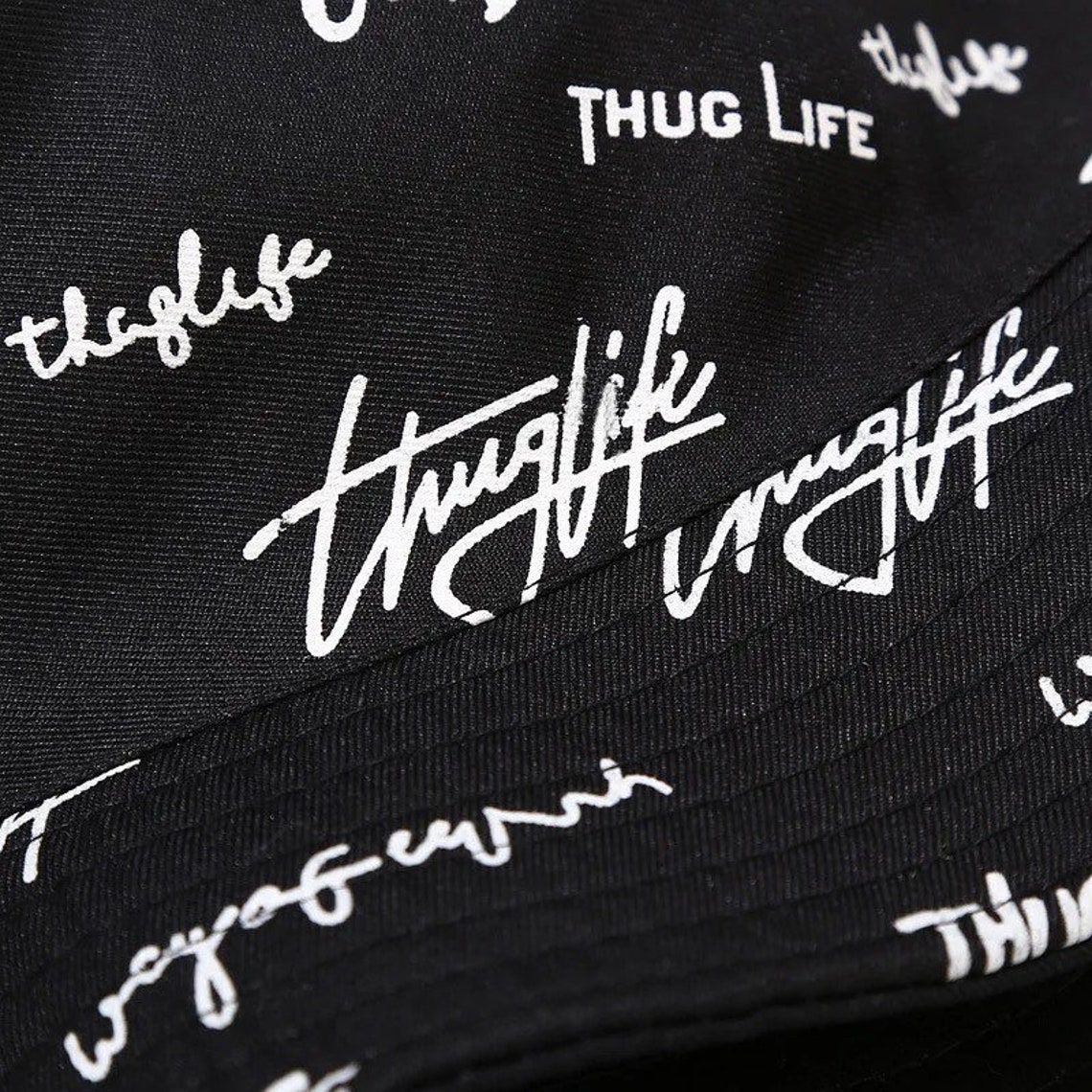B.I.G Poppa Thug Life Bucket Hat Etsy