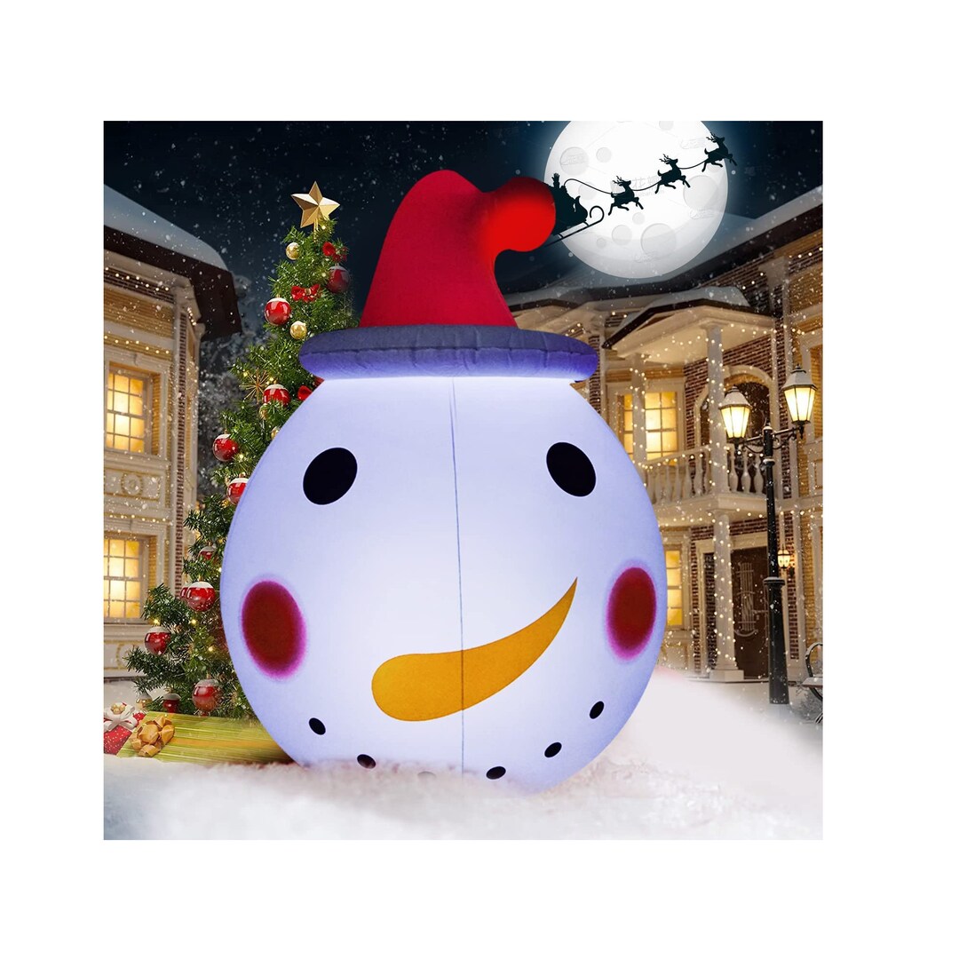IOKUKI 36 Inch Christmas Inflatables Snowman Outdoor Etsy