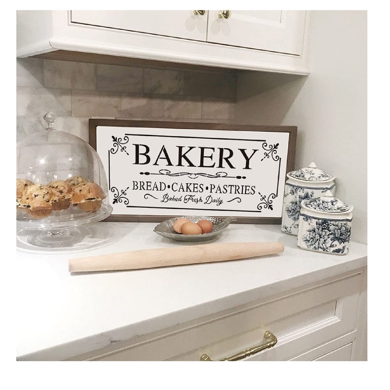 Farmhouse Kitchen Stencil Reusable Stencils for Painting on Etsy