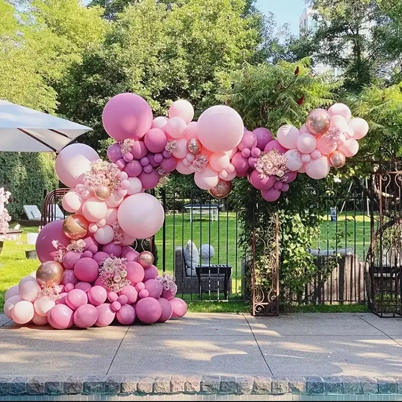 120pcs Latex Balloon Garland Arch Set for Birthday Wedding - Etsy