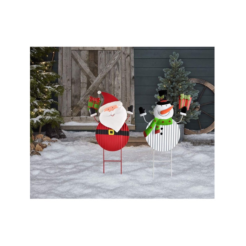 Lvydec 2pcs Christmas Yard Signs Decorations 25 X Etsy