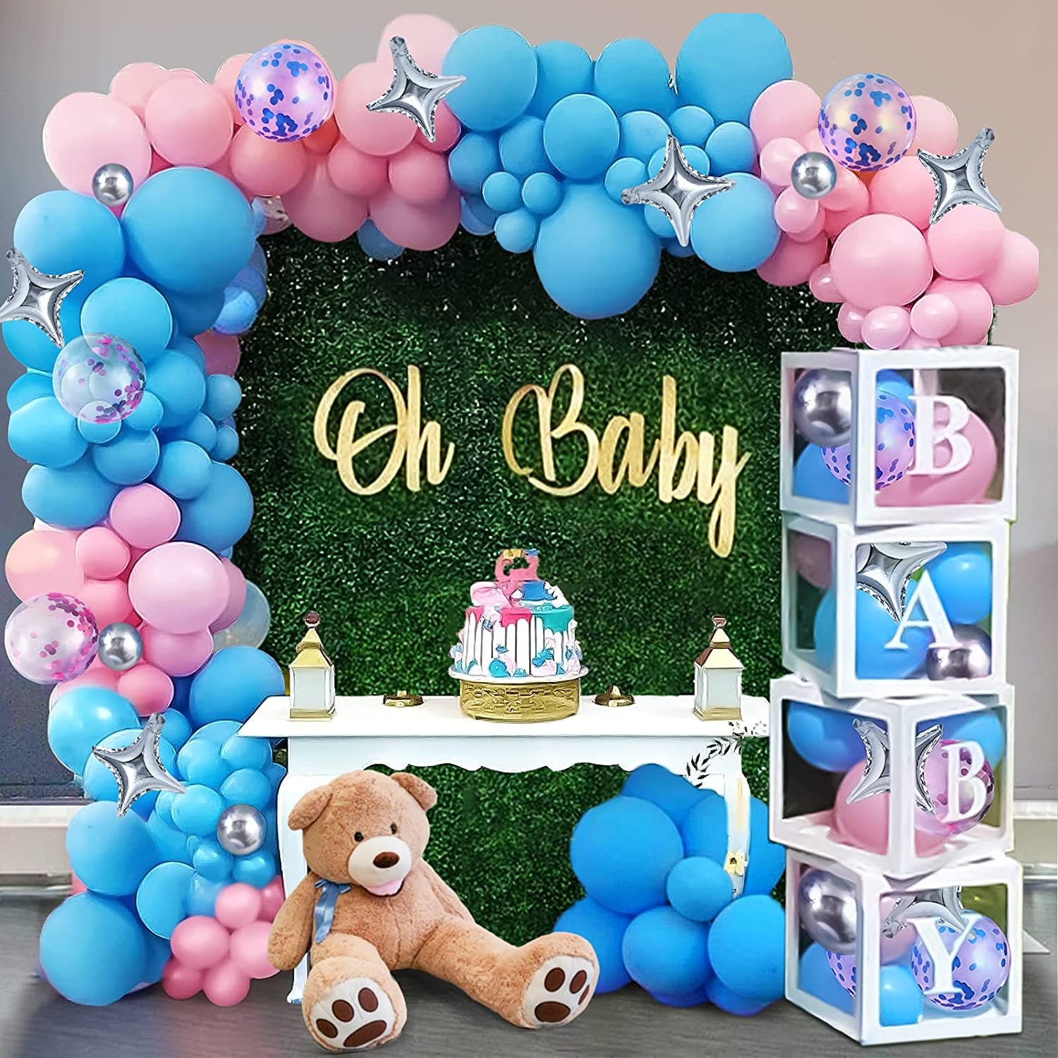 Winrayk 120pcs Baby Box Gender Reveal Baby Shower Decorations - Etsy