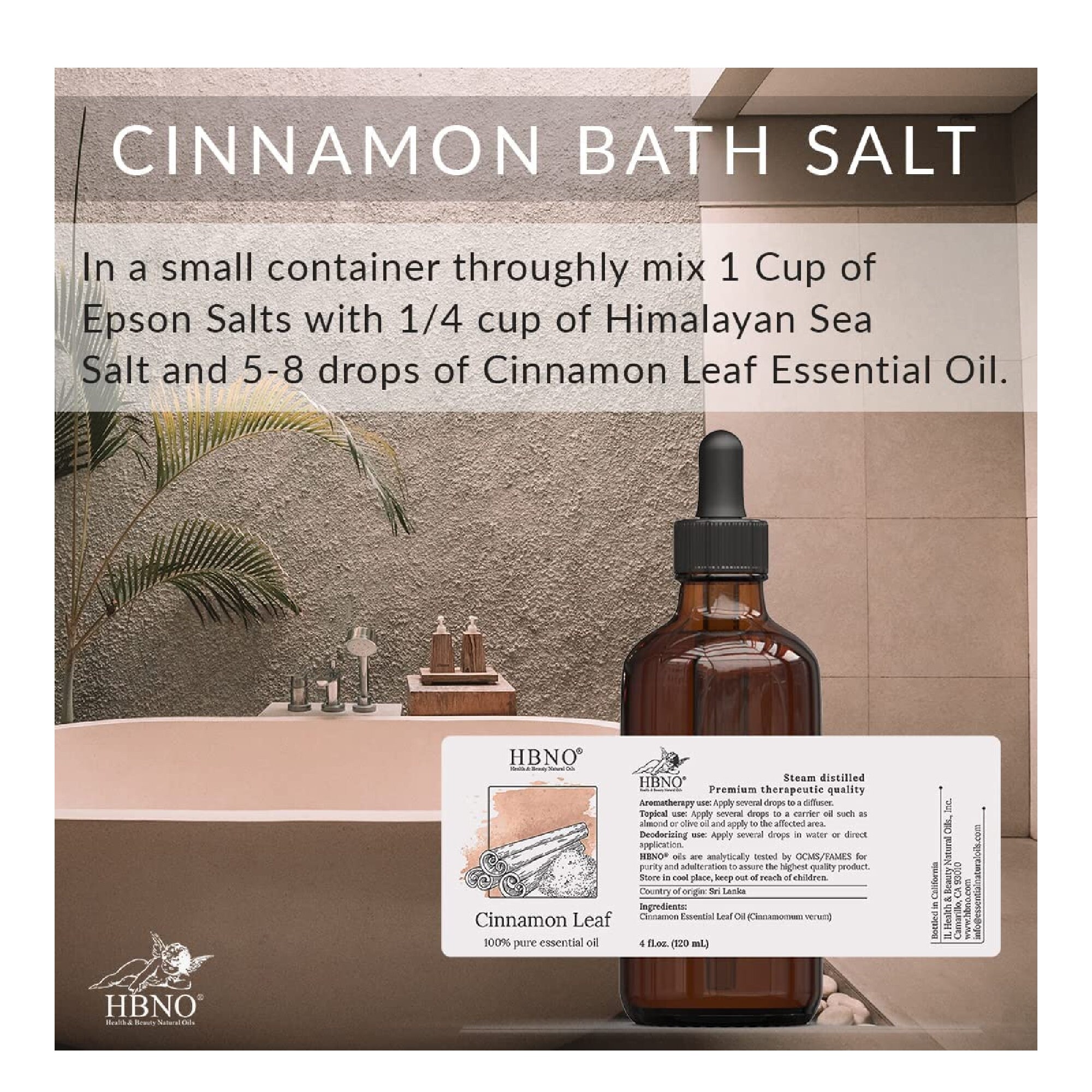 Cinnamon Leaf Essential Oil HBNO 4 Oz 120 Ml 100% Pure - Etsy