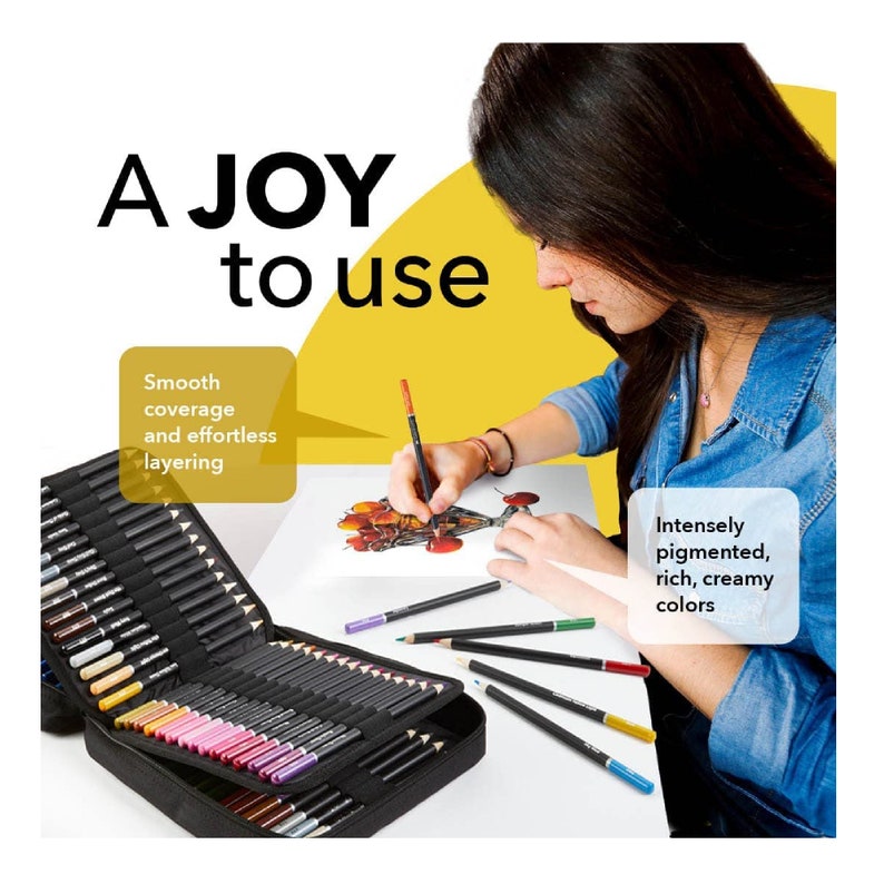 Castle Art Supplies 120 Colored Pencils Zipper Case Set Etsy