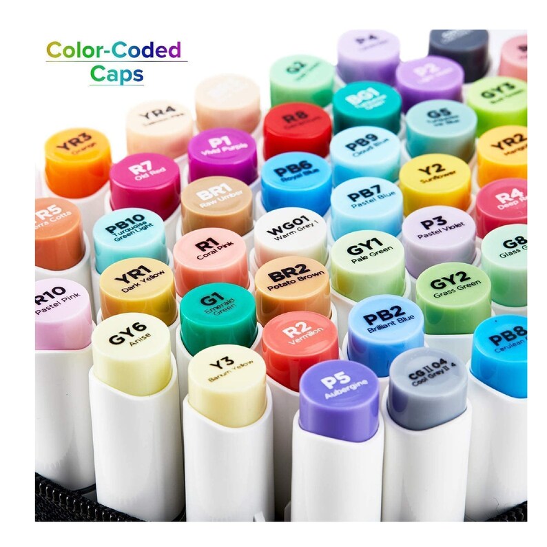 Ohuhu Alcohol Art Markers Set 216 Color Double Ended Brush Etsy