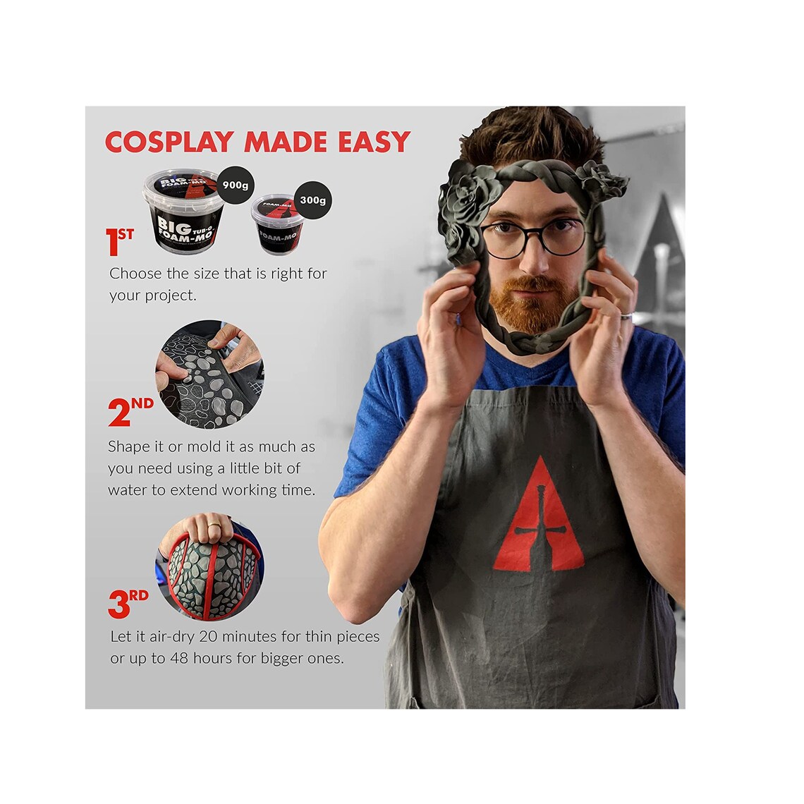 Cosplay Apprentice Foammo Foam Clay Cosplay Lightweight Etsy