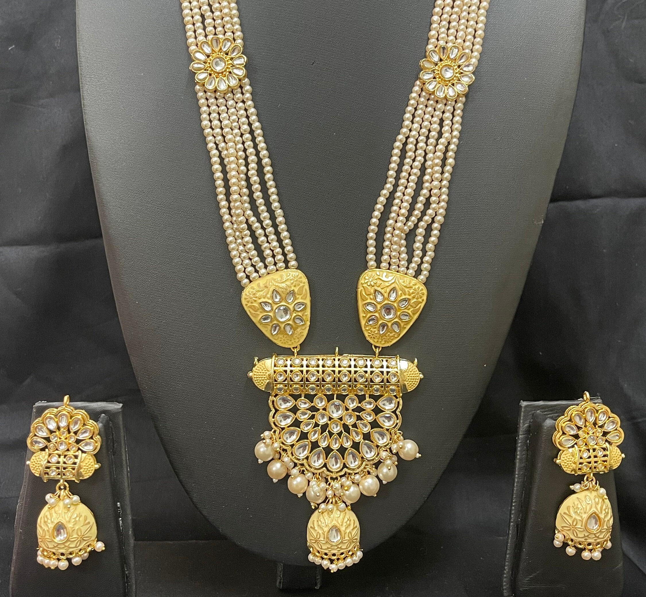 Rajwadi Necklace Set - Etsy