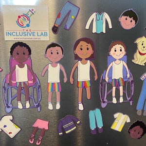 Diversity Magnetic Dress Up Dolls: Inclusive Play Set